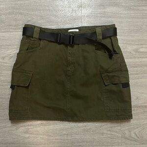 Topshop utility skirt